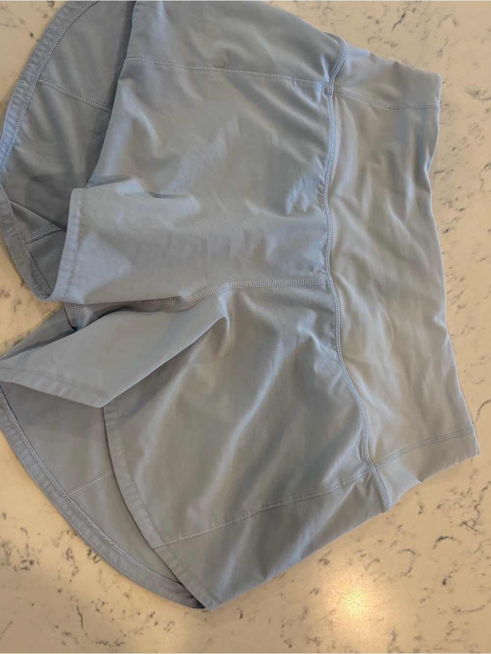 Lululemon Light Blue Women’s Athletic Shorts size 4 tall